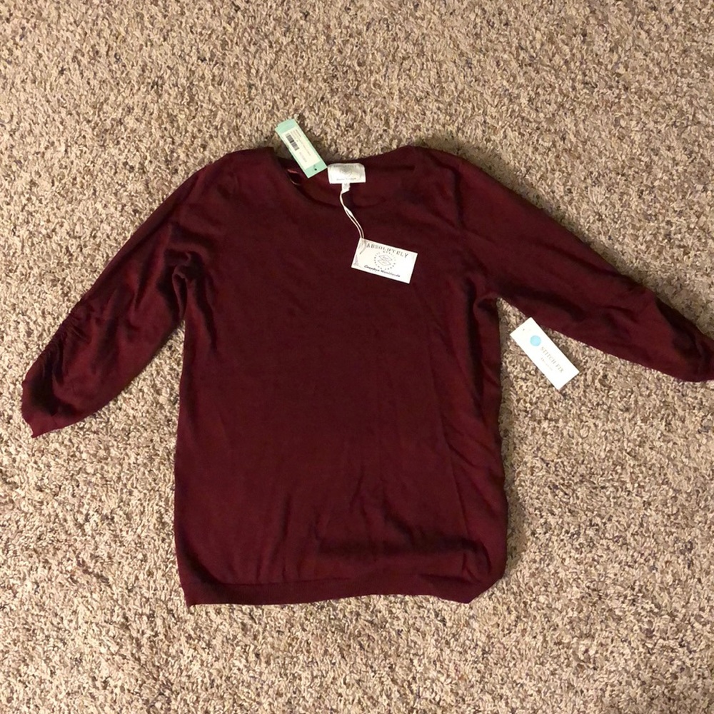 Stitch fix -Absolutely Markle Ruched 3Q sleeve